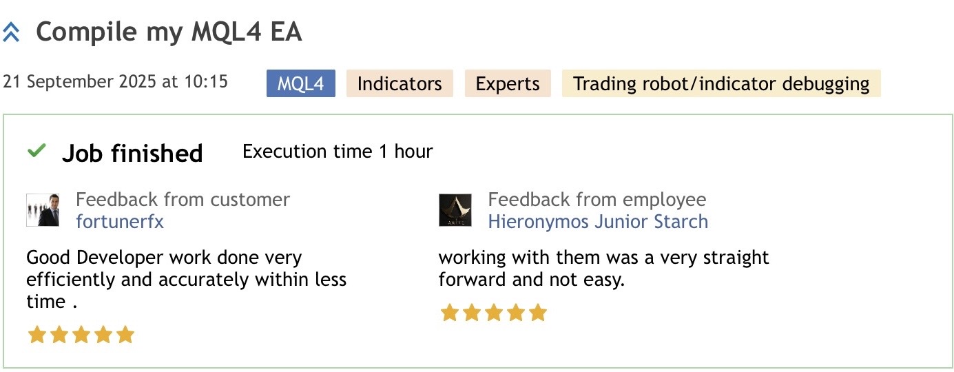 Client review