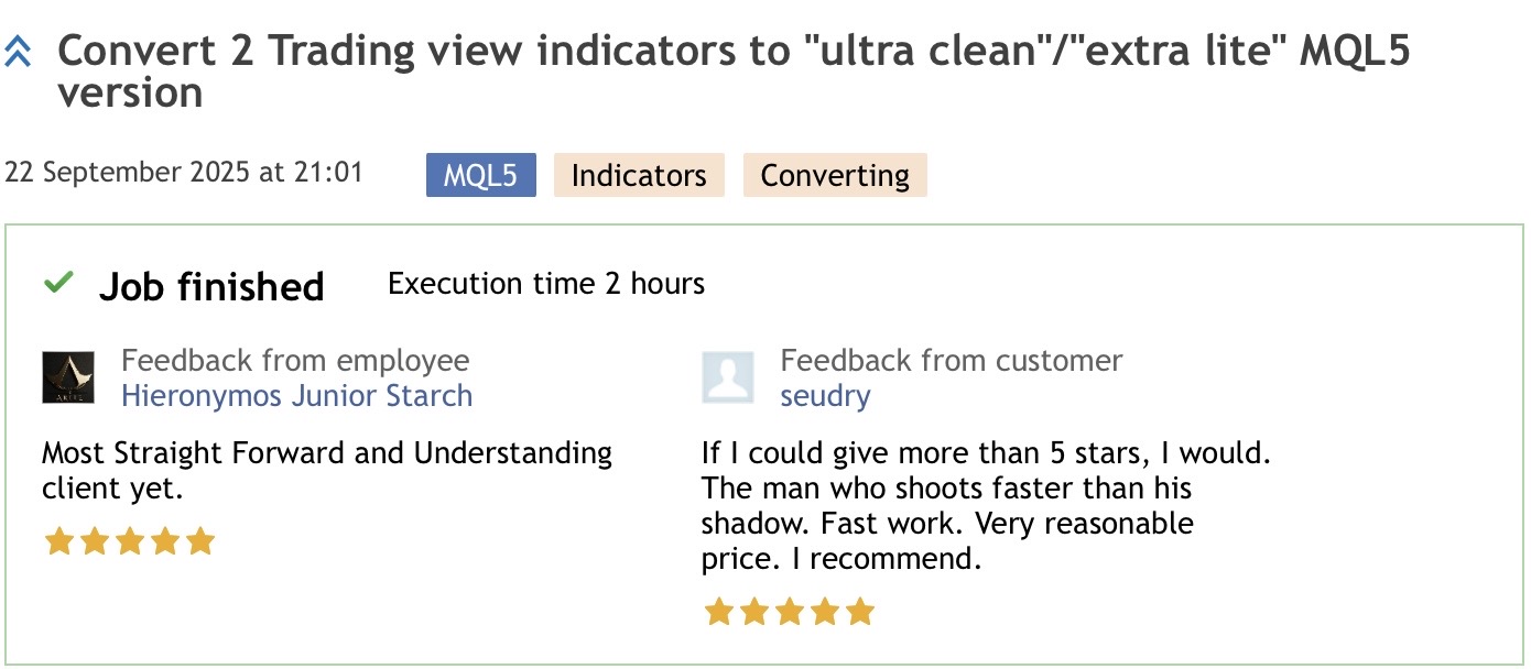 Client review