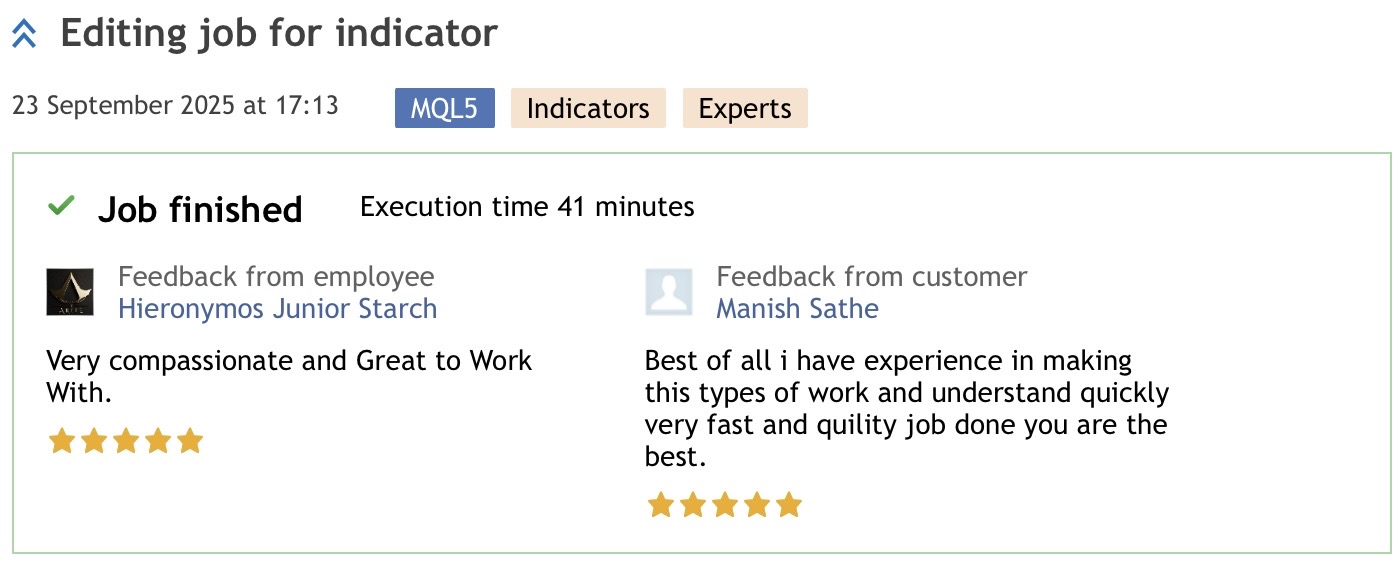 Client review