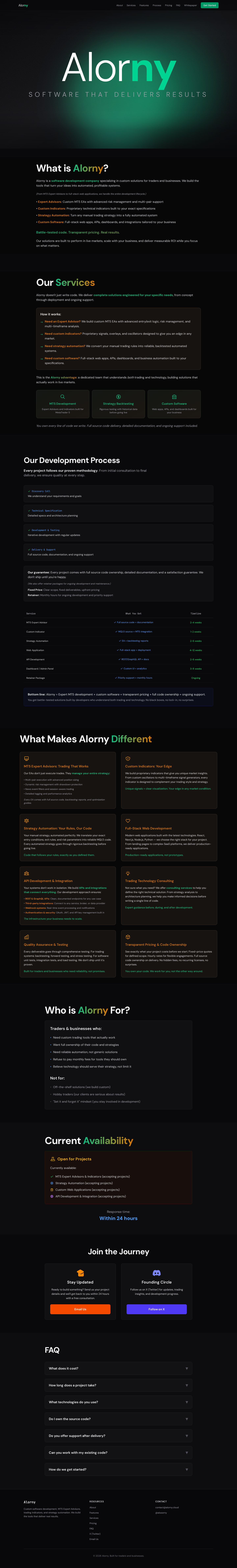 Alorny Website