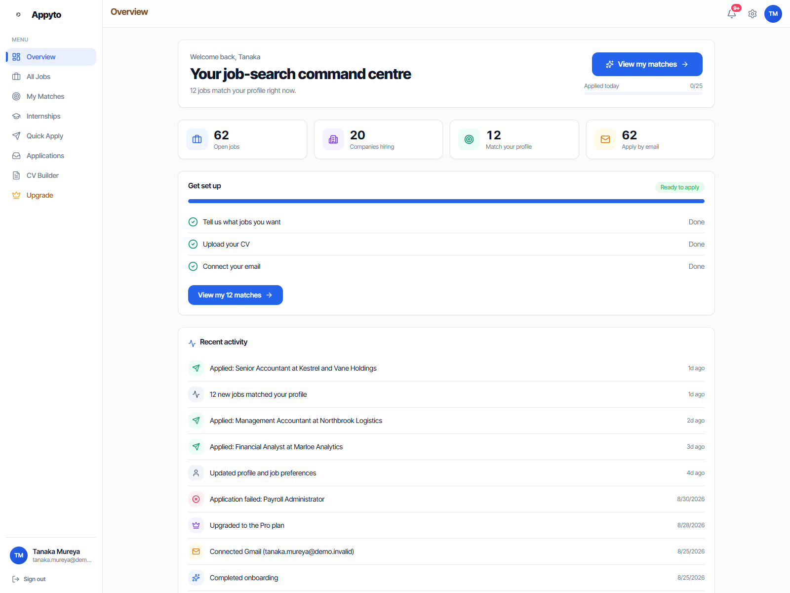 JobHunter live SaaS